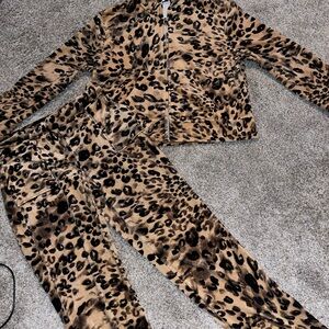 Leopard Print Juicy Couture Set